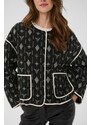 Cream Átmeneti dzseki 'Naomi' fekete / fehér