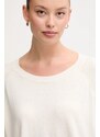 United Colors of Benetton pulóver gyapjúkeverékből könnyű, bézs, 1Y6SD10EG
