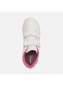 White Girls Geox Eclyper Sneakers - Girls