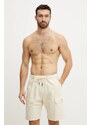 OAS pamut rövidnadrág bézs, férfi, 5023