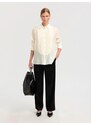 SELECTED Blúz 'SLFIRIS' elefántcsont