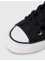 CONVERSE Sportcipő 'CTAS' fekete / fekete melír
