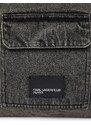 KARL LAGERFELD JEANS Shopper táska fekete farmer