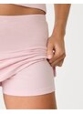 Stradivarius Mini skort in pastel pink