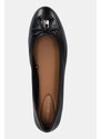 Tommy Hilfiger bőr balerina cipő HILFIGER SMOOTH LTHR BALLET