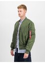 ALPHA INDUSTRIES Átmeneti dzseki 'MA-1 Heritage' zöld