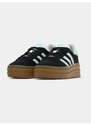 ADIDAS ORIGINALS Sportcipő 'GAZELLE BOLD' vízszín / arany / fekete / fehér