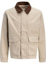 JACK & JONES Átmeneti dzseki 'JORCatskills Barn' barna / cappuccinobarna
