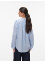 VERO MODA Blúz 'VMOdona' világoskék / fehér