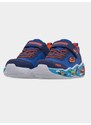 SKECHERS Sportcipő 'Play Scene' kék / sötétkék / narancs / piros