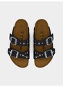 BIRKENSTOCK Nyitott cipők 'Arizona Rivets' fekete