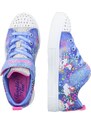 SKECHERS Sportcipő 'TWINKLE SPARKS' kék / türkiz / rózsaszín