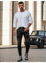 BASIC Fekete férfi farmernadrág UX3939