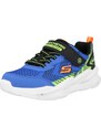 SKECHERS Sportcipő 'METEOR-LIGHTS 2.0' türkiz / neonzöld / sötét narancssárga / fekete